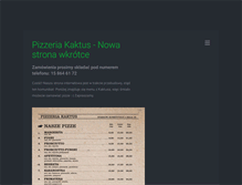 Tablet Screenshot of pizzeria-kaktus.pl